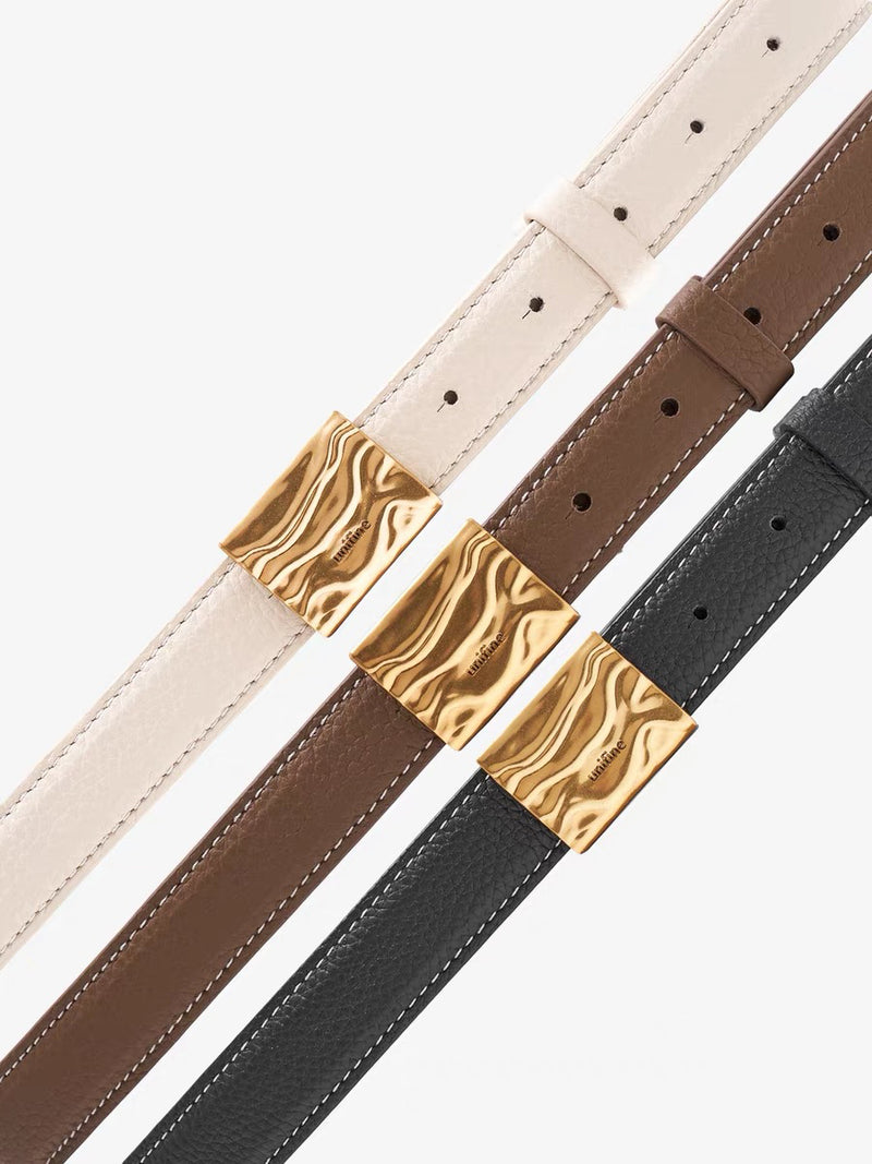 High-end Togo Leather Belt