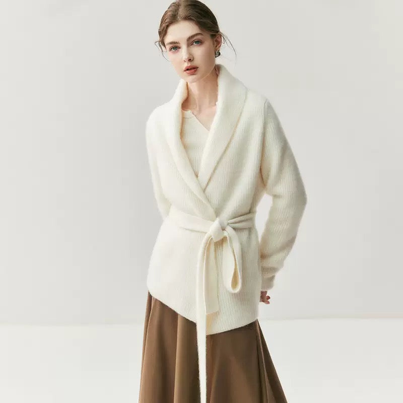 Cashmere sweater | Lumé Robe Coat