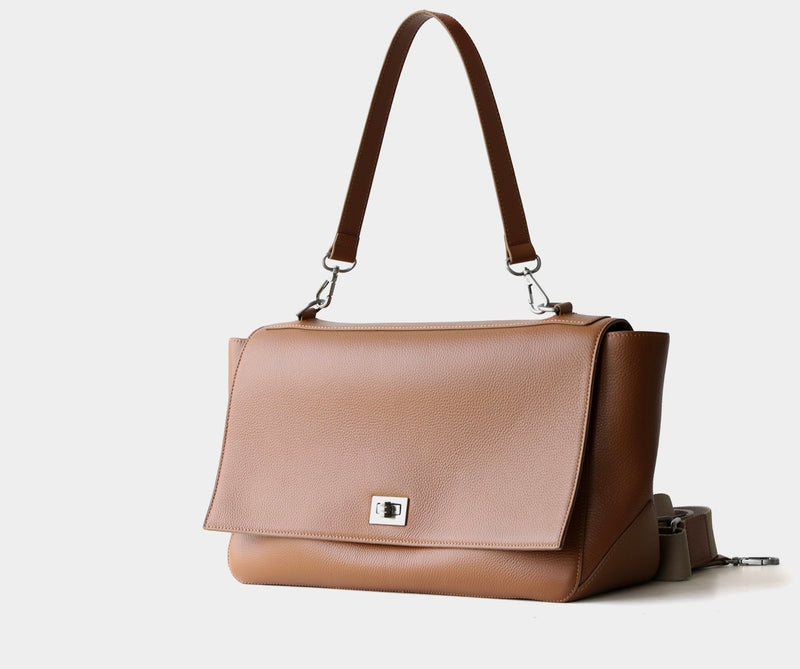Full-Grain Leather Bag | Alba