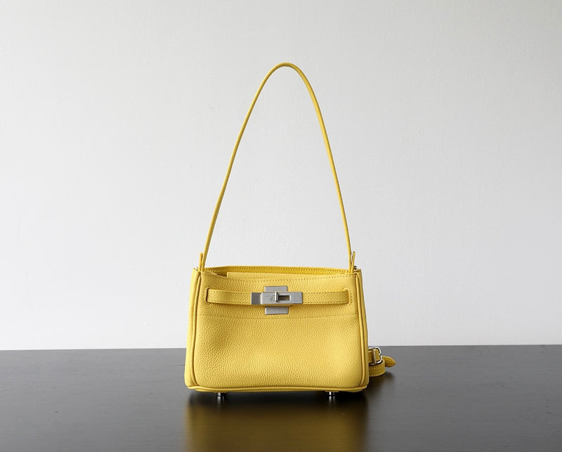 Cowhide leather bag | Tea