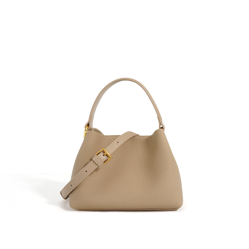 Full-Grain Leather bag | Red tea
