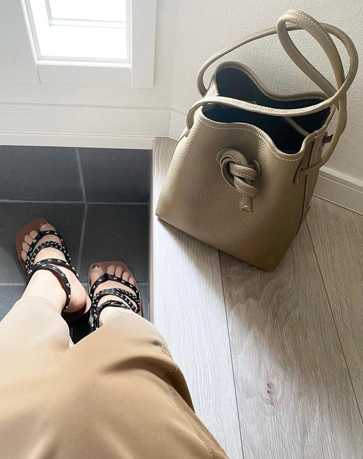 Leather Bucket bag