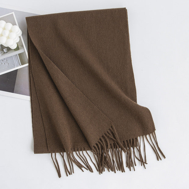 Wool scarf|Morandi palette
