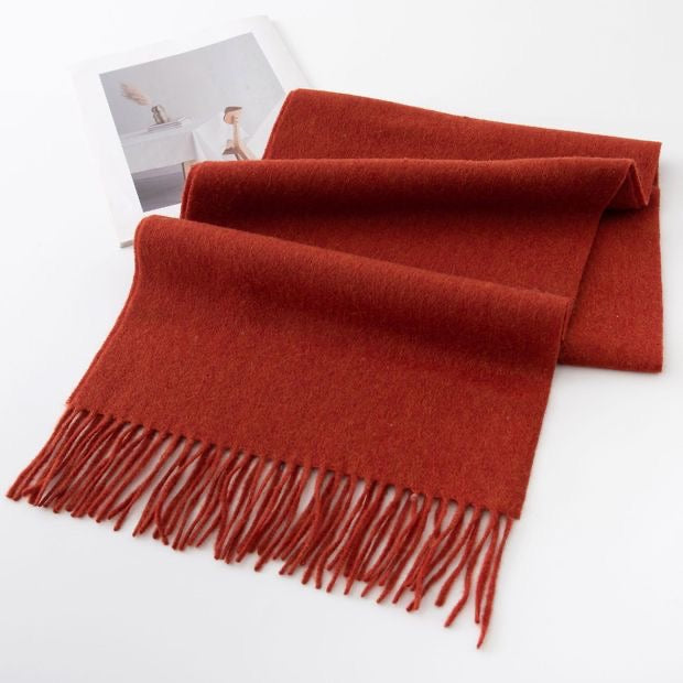 Wool scarf|Morandi palette