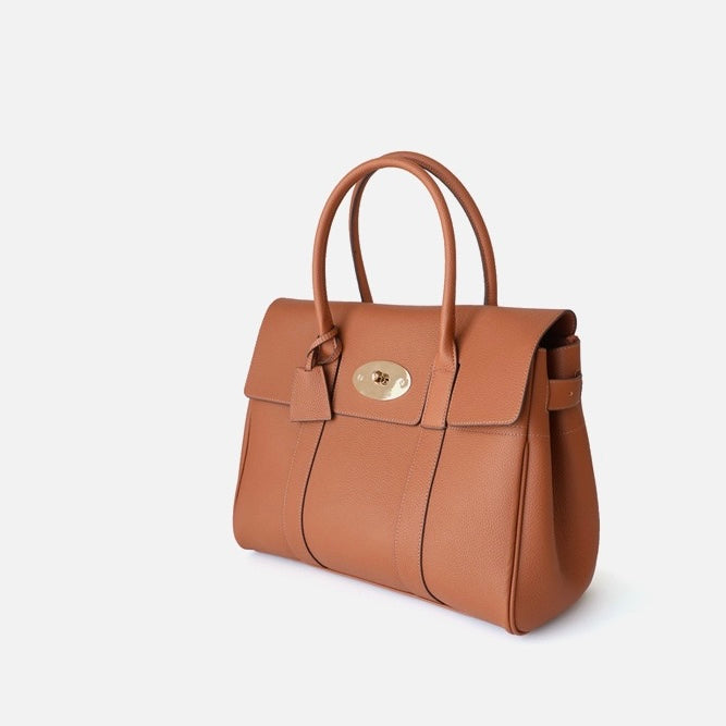 Full-grain leather bag|Briefcase 4#