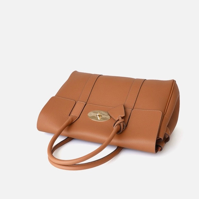 Full-grain leather bag|Briefcase 4#