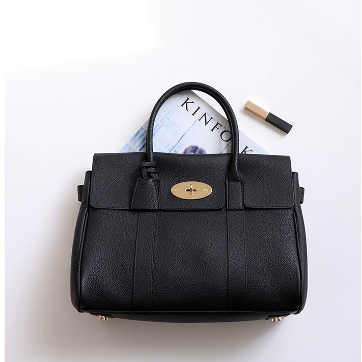 Full-grain leather bag|Briefcase 4#