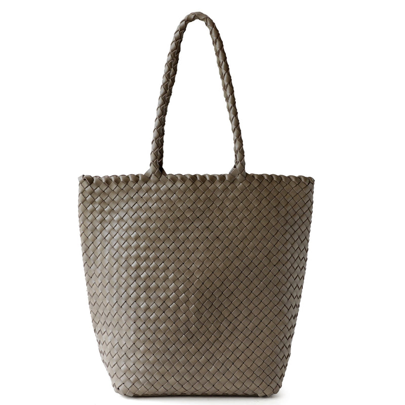 Top-grain leather bag | Woven Tote | Brook