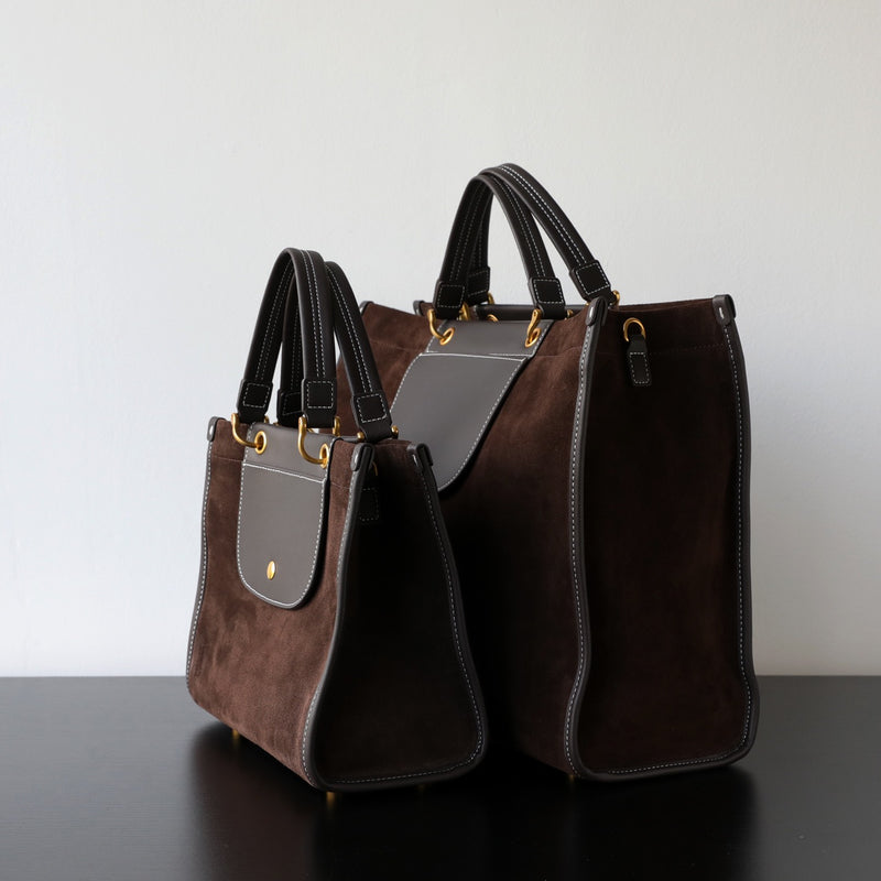 Nubuck Leather Briefcase|SuedeTrek