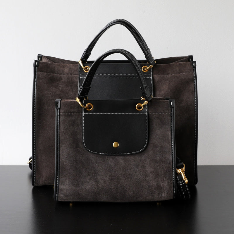 Nubuck Leather Briefcase|SuedeTrek