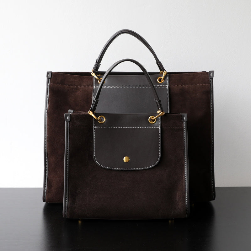 Nubuck Leather Briefcase|SuedeTrek