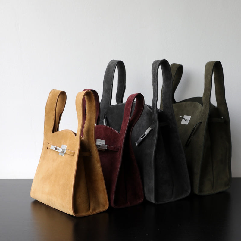 Suede Leather Tote Bag|Nomad