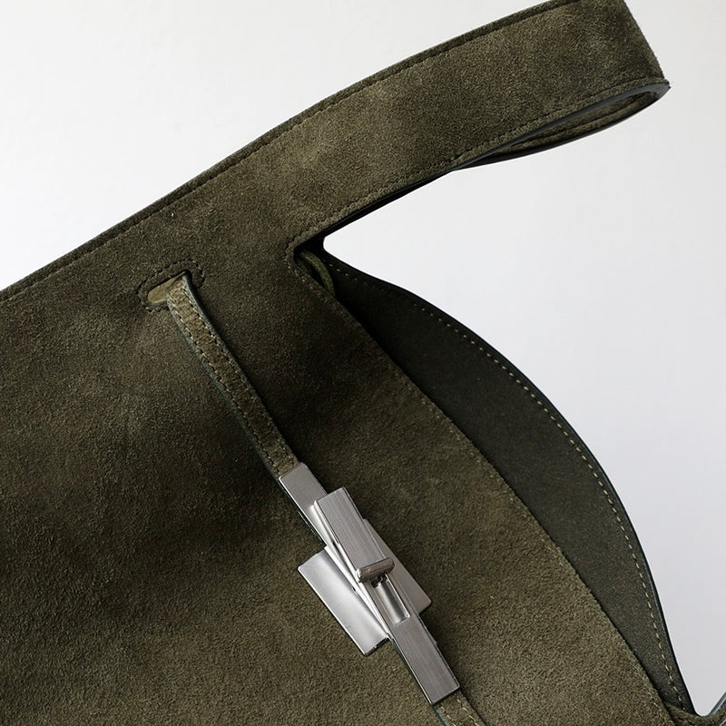 Suede Leather Tote Bag|Nomad