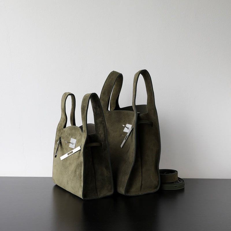 Suede Leather Tote Bag|Nomad