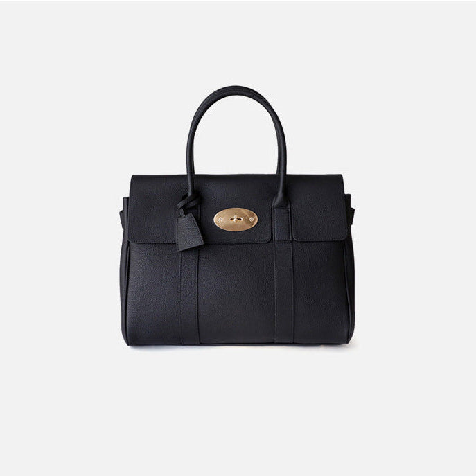 Full-grain leather bag|Briefcase 4#