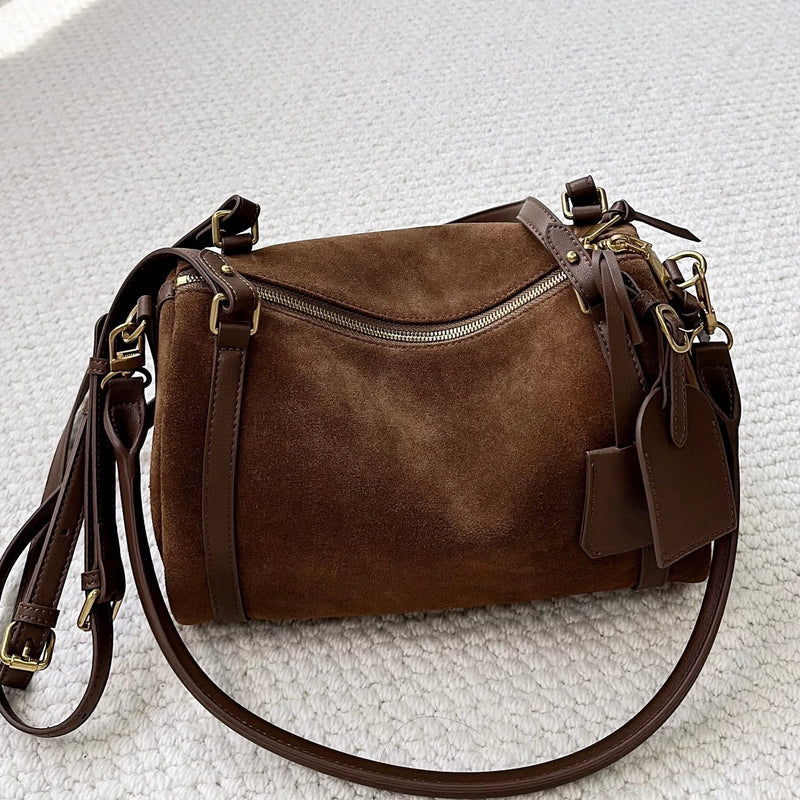 Full-Grain Leather bag | Boston pillow