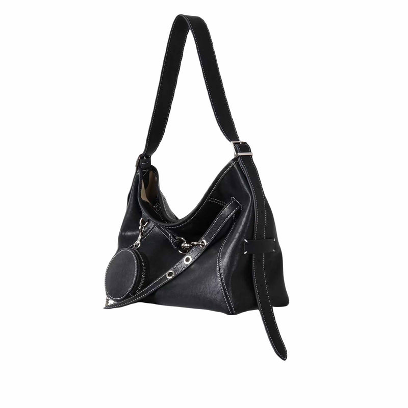 Top-Grain Leather Bag | Hobo 3#