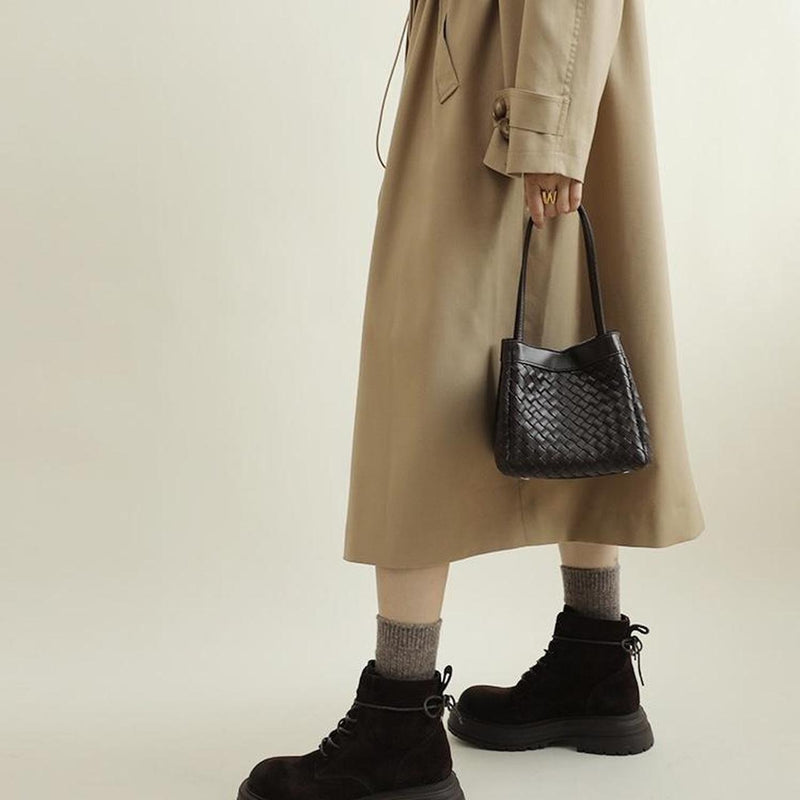 sheep leather bag
