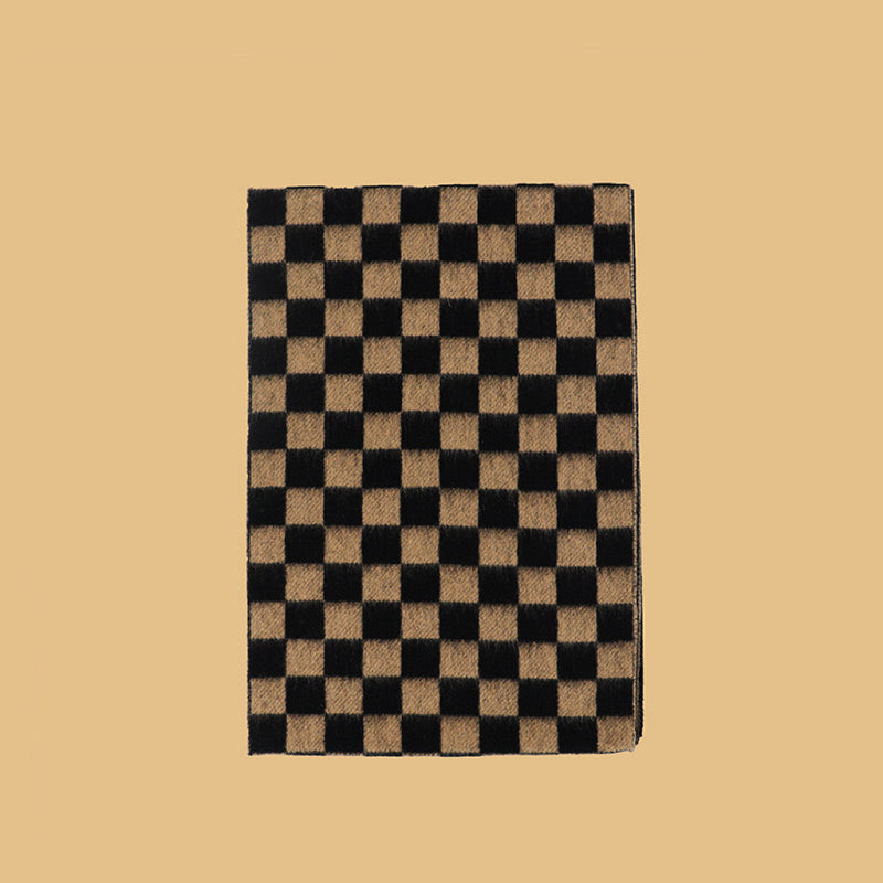 Wool scarf | Chessboard