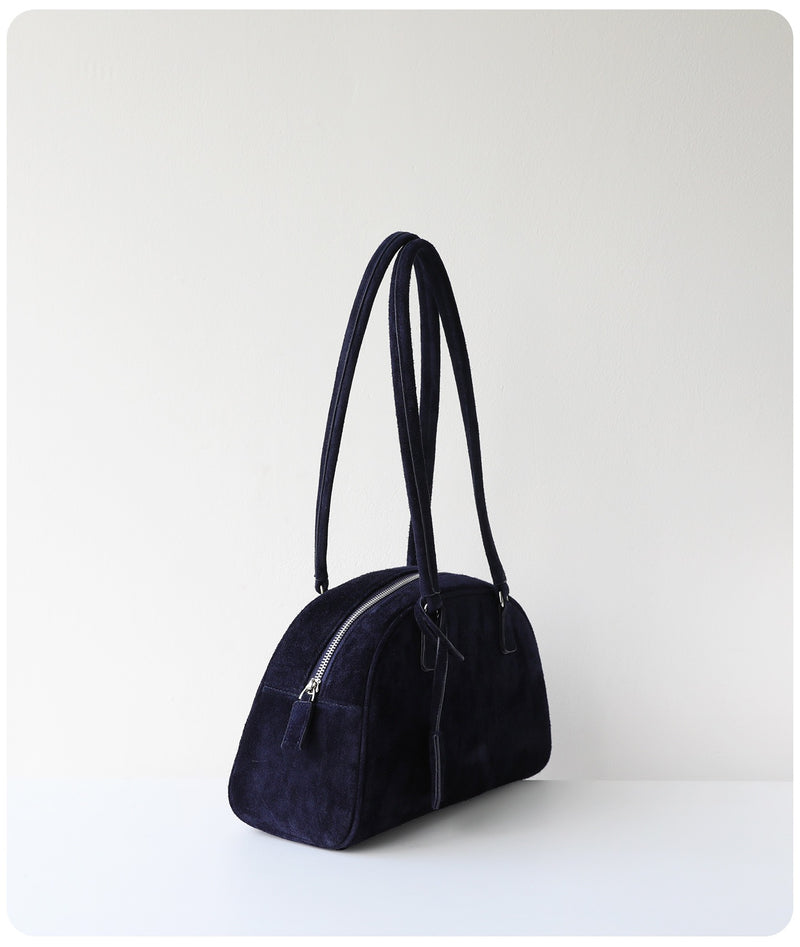 Nubuck Leather Bag | Luna Shell
