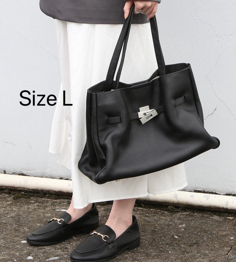 Full-Grain Leather Bag | Clouds