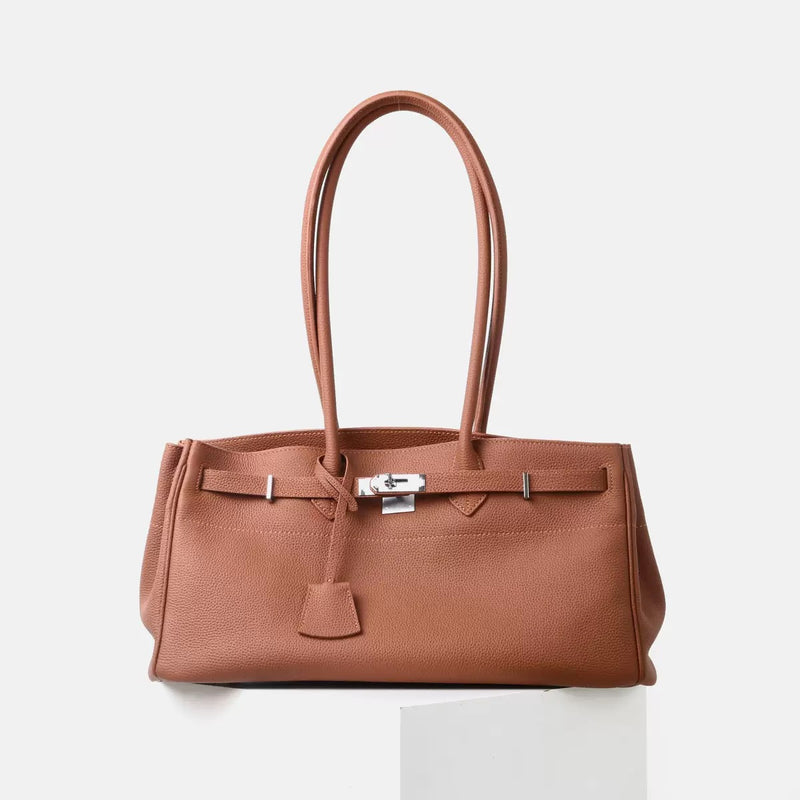 Forever classic 3# | Leather tote for Work |  Full-Grain Leather Bag