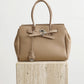 Split cowhide leather commuter tote bag | briefcase 5#