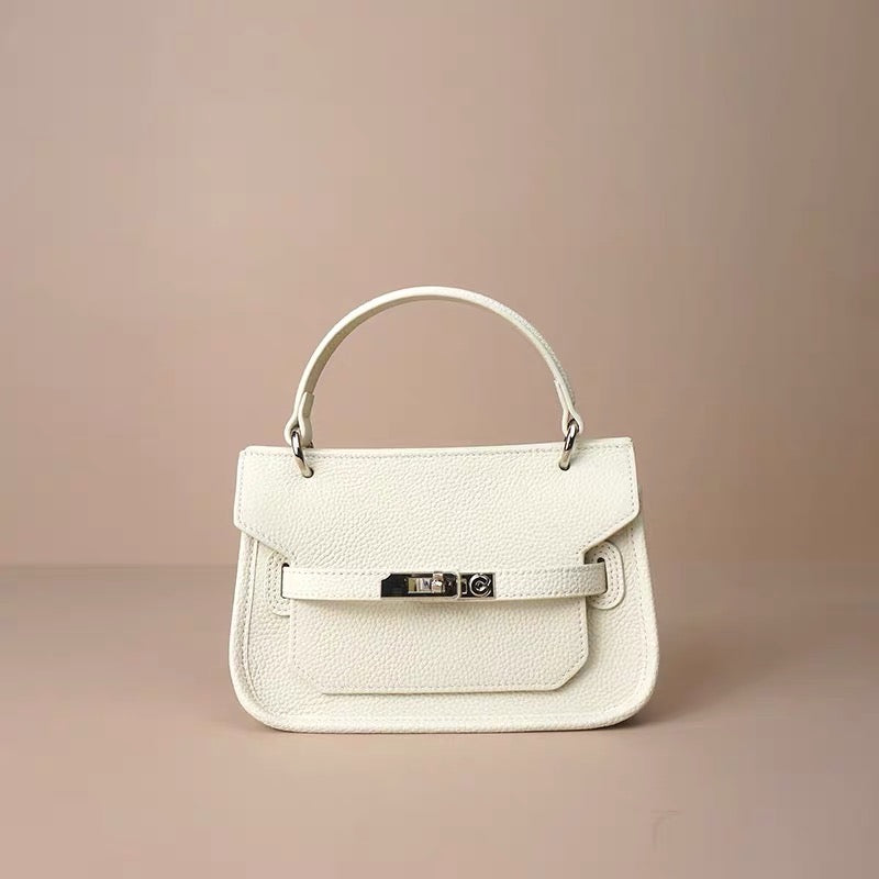 Full-Grain Leather mini bag | Ice cream