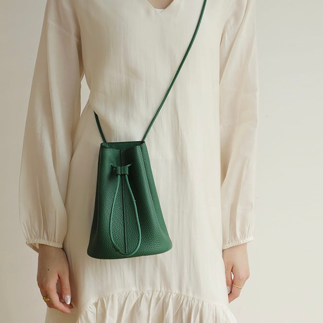 Full-Grain Leather mini bag | Colorful elegance