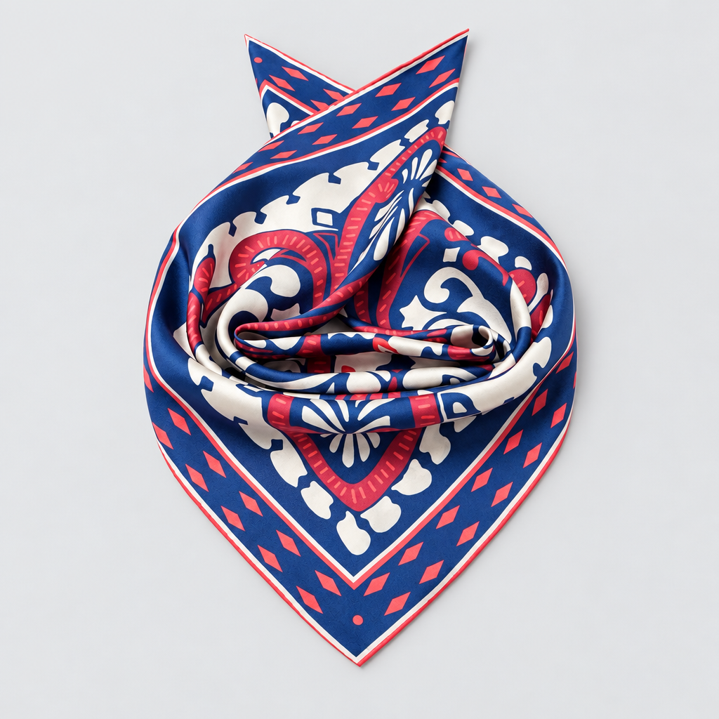 Purple Forest | Silk Twill scarf