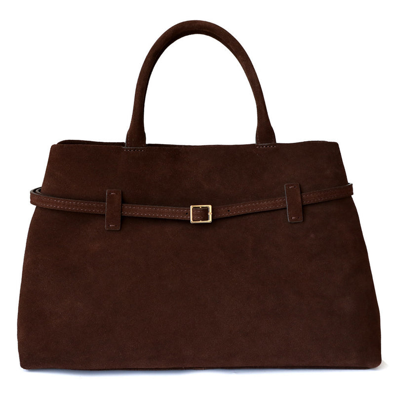 Full-Grain Leather Bag | Sea and woman