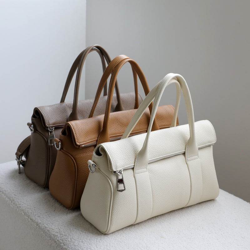 Full-Grain Leather Bag |  Togo Leather  | The Mercer