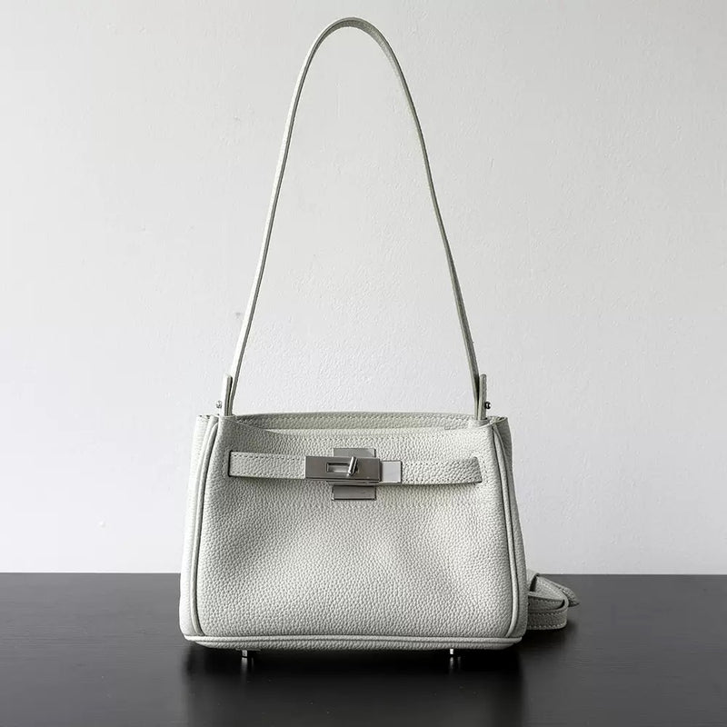 Full-grain Leather Bag | Tea