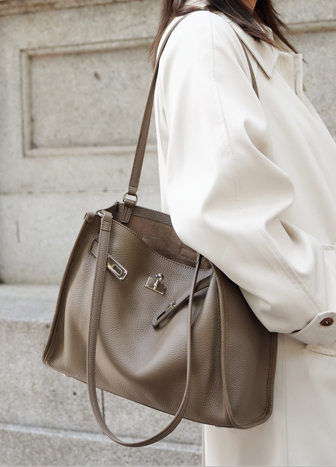 Full-grain leather | Cityline Tote