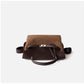 Refined split cowhide leather and Wool Blend Patchwork Bag | Open country