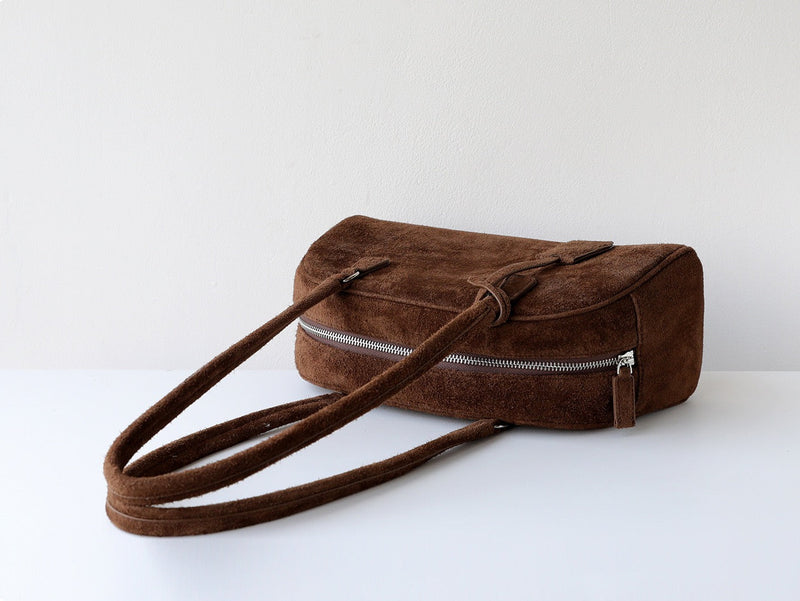 Nubuck Leather Bag | Luna Shell