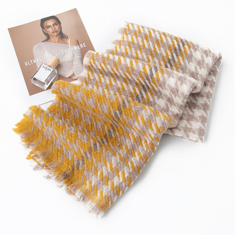 Wool Scarf / Yellow dream