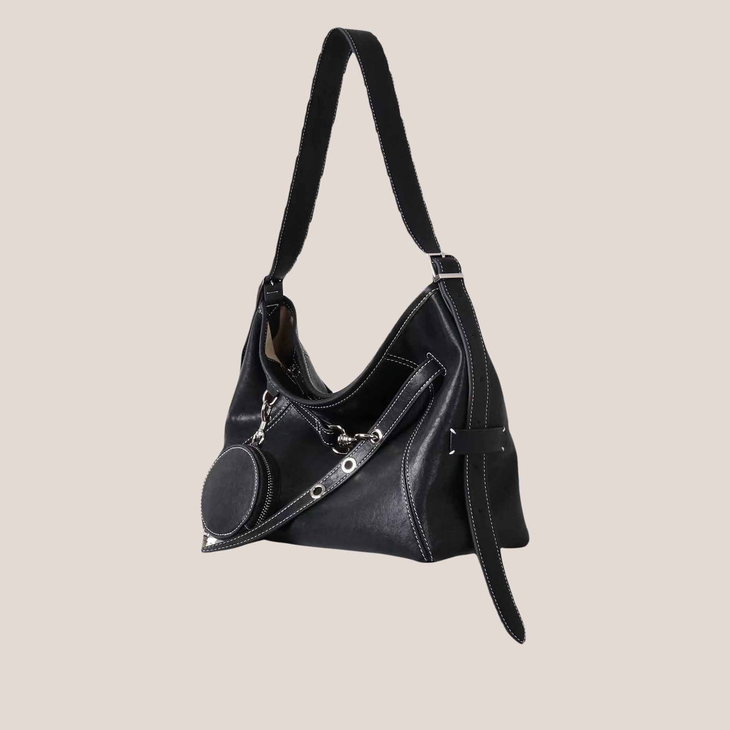 Top-Grain Leather Bag | Hobo 3#