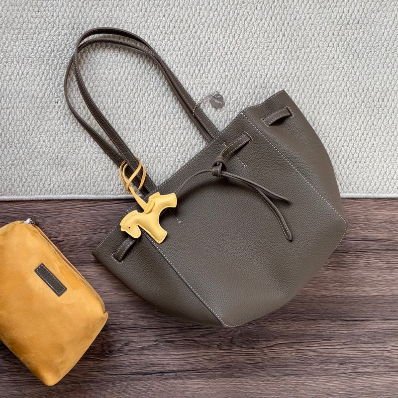 Full-grain leather bag | The tote