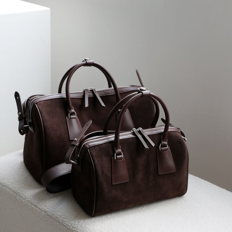 Full-Grain Leather Bag |  Suede bag | Forme Boston