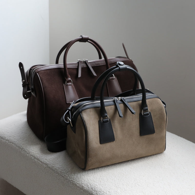 Full-Grain Leather Bag |  Suede bag | Forme Boston