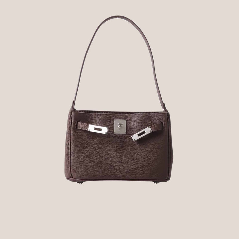 Full-grain Leather Bag | Tea