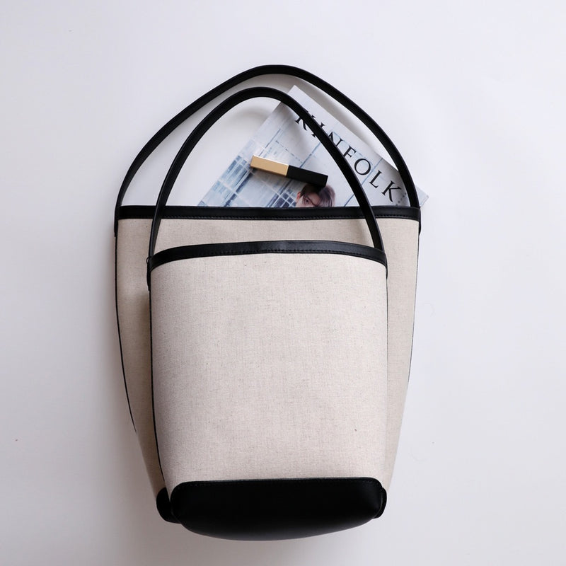 Canvas Bucket Bag