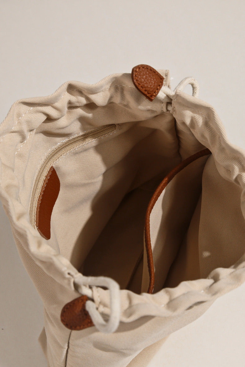 Full-Grain Leather bag | bucket handbag | Ego