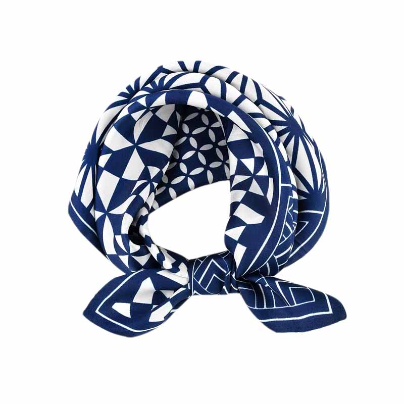 Twill Silk scarf | Sky blue
