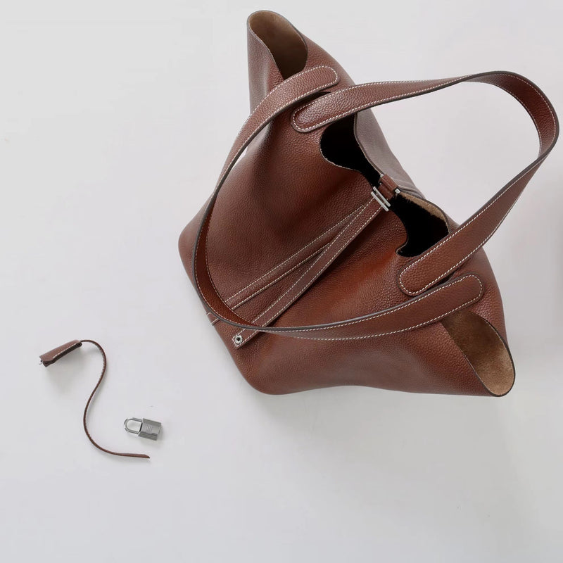 Full-Grain Leather Bucket Bag | Energy