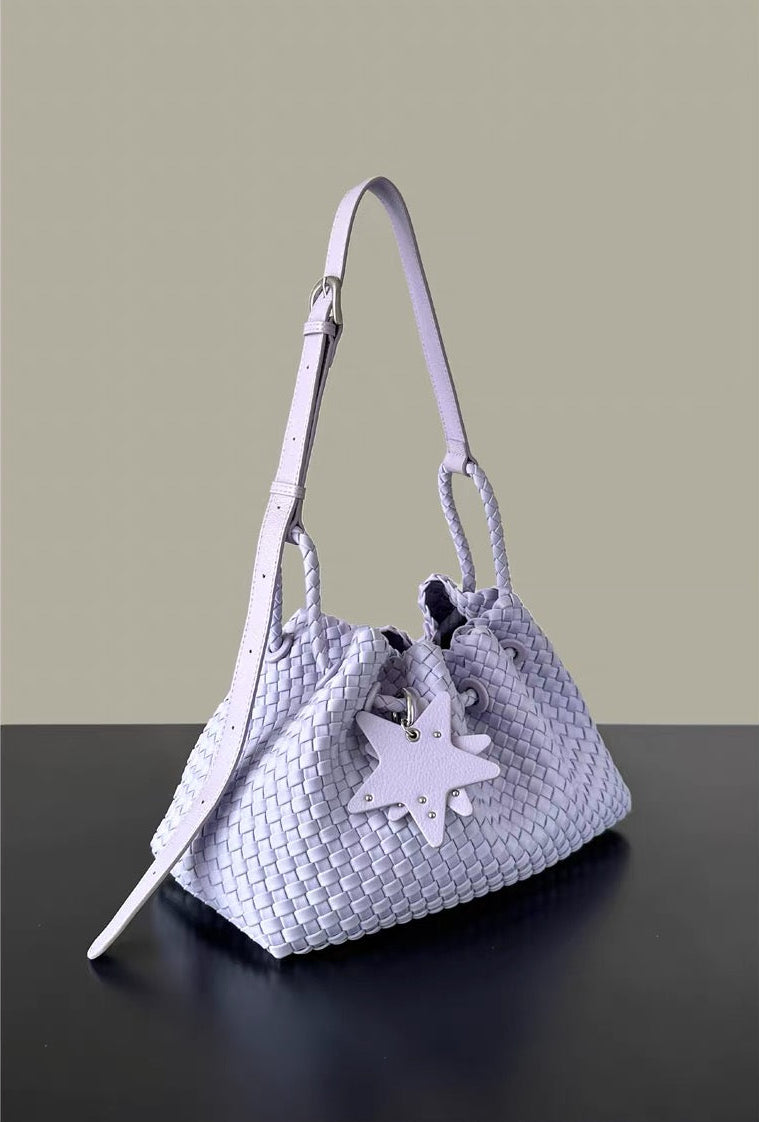 Full-Grain Leather and Satin-Finish Woven Nylon | Hira Air Bag