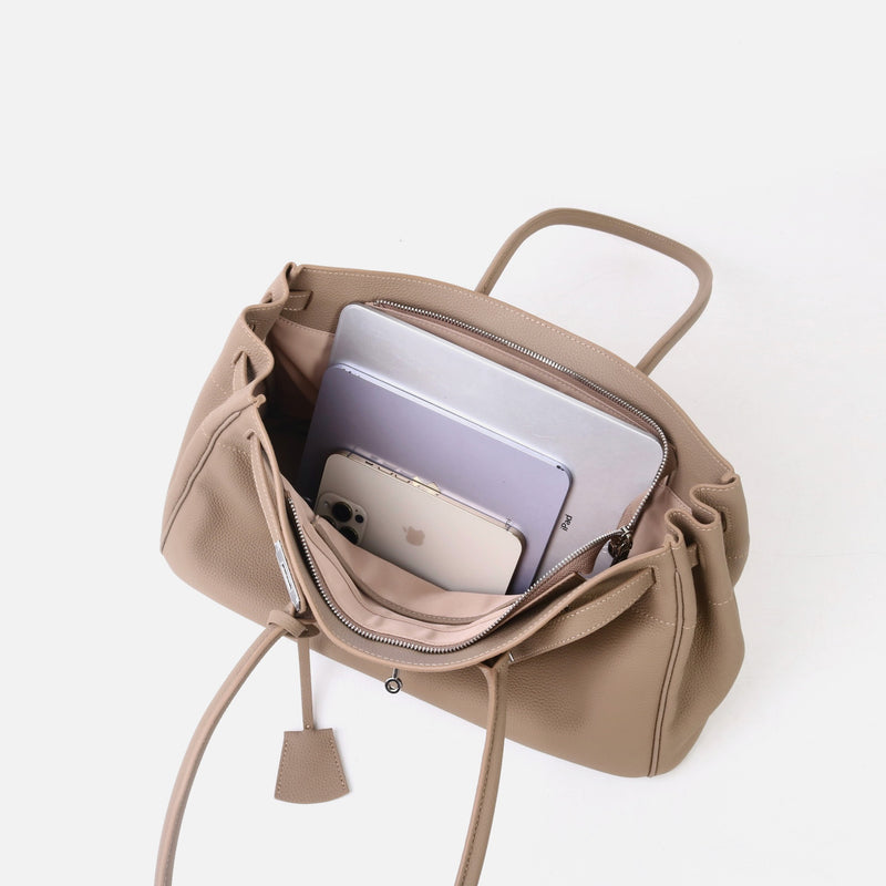 Forever classic 3# | Leather tote for Work |  Full-Grain Leather Bag
