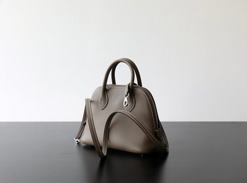 Full-Grain Leather bag | Sea shell