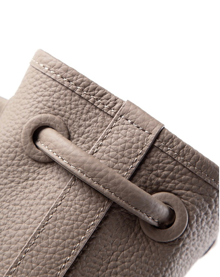 Leather Bucket bag